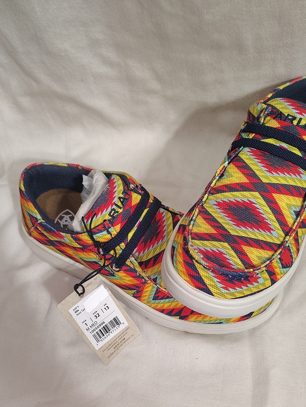 Kids Ariat Multicolor Patterned Slip-On Shoes